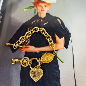 Juicy Couture Gold Charm Bracelet